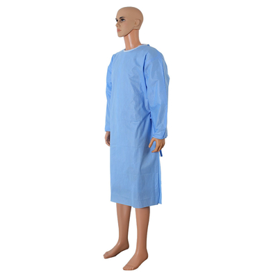 生殖不能の使い捨て可能な手術衣は衣服の一つの病院の生地Ppe Isoをおおう