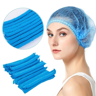 医学のBouffant外科毛は使い捨て可能な看護婦の帽子の非編まれたゴムをおおう
