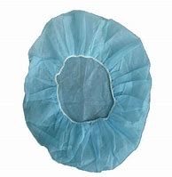 ヘアー サロンのボンネットの非編まれた青い電子工学の食糧のための外科頭部の使い捨て可能な帽子